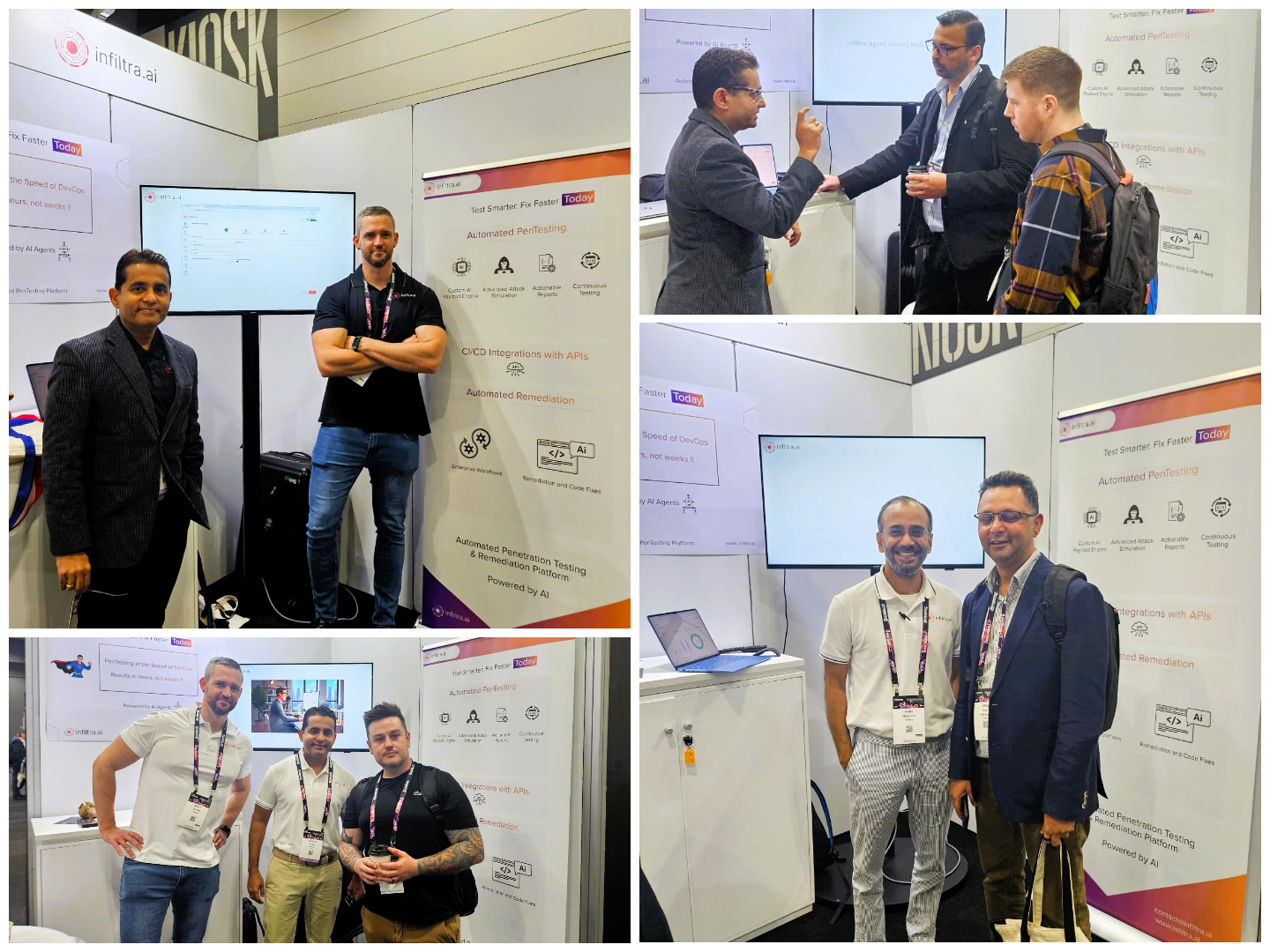 The Infiltra booth at AISA CyberCon 2025